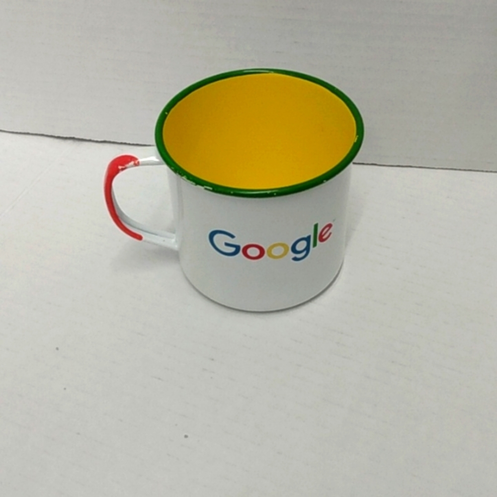 Google Enamel Graniteware Mug